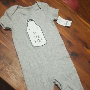 NWT Carters 1/2 Pint Body Suit 6 months